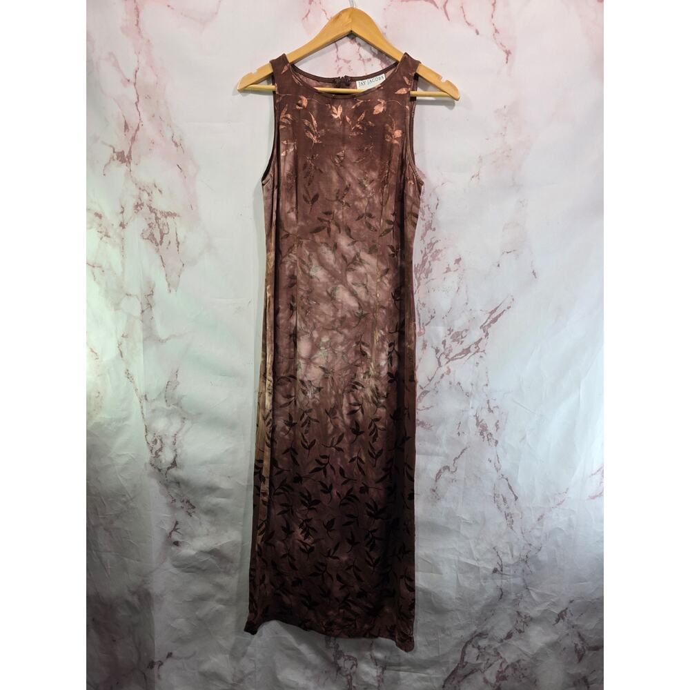 Vintage Dress Womens Small 90s Tank Ombre Maxi Long Indie Sleaze Embroidered